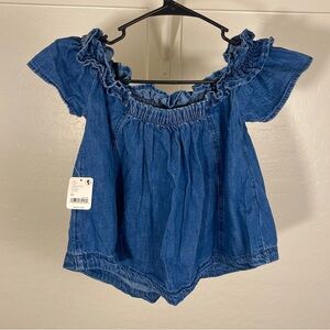 Free People Maxine Top Bleach Out Size XS